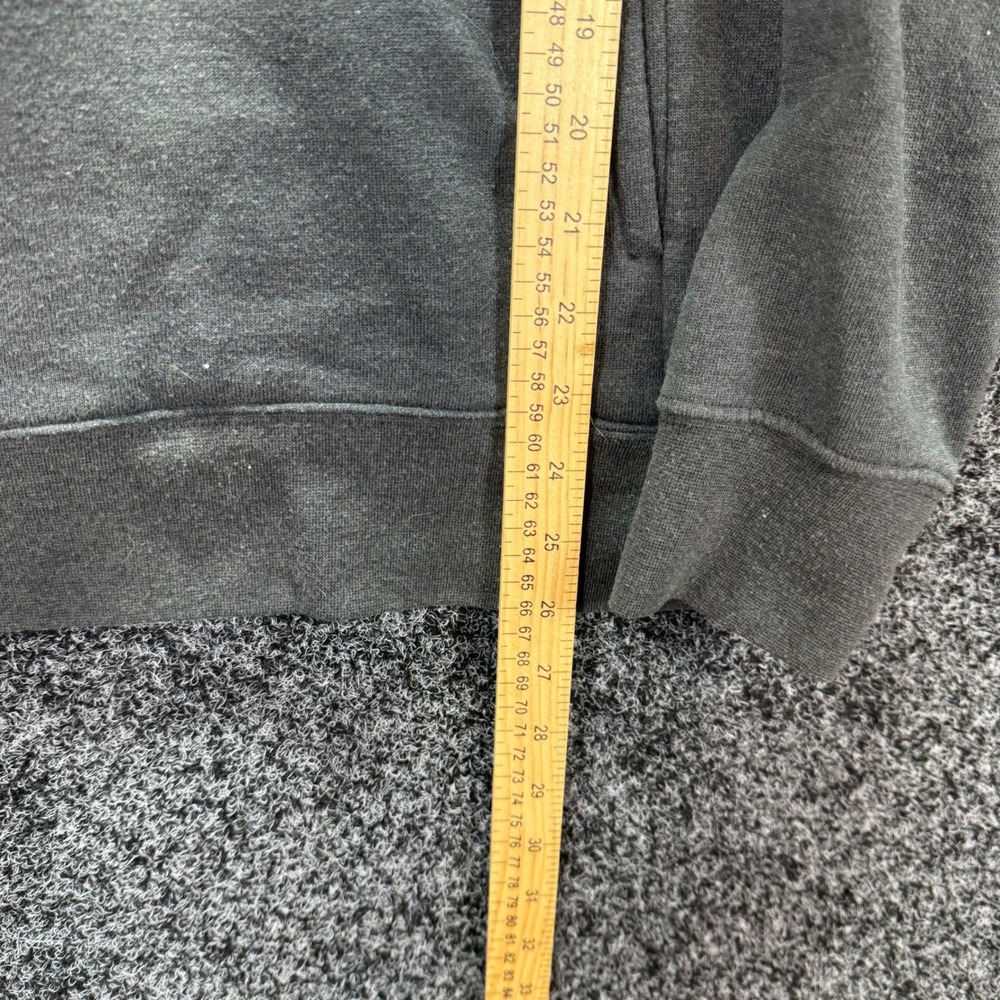 The North Face Womens Grey Metallic Logo Pullover Hoodie Sweatshirt Medium M - Picture 5 of 7